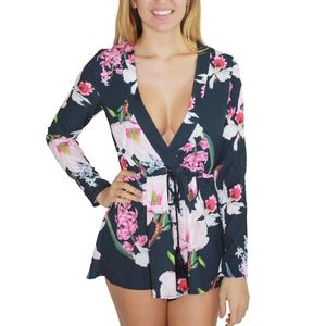 L'ATISTE Floral Romper